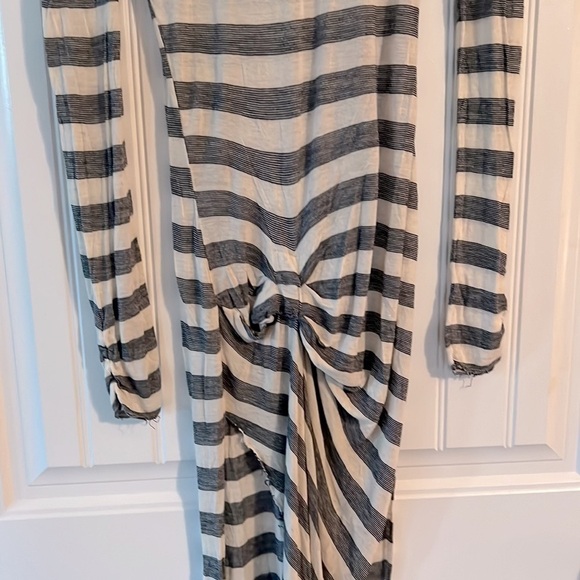 Free People Beach Go Lightly Strip Knot Linen Maxi dress - Picture 4 of 8